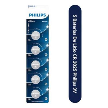 Imagem de Pilha Bateria Cr-2025 Botão Para Relógio Alarmes Placa Mãe 5 - Philips