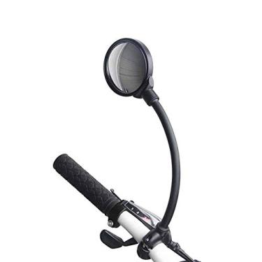 Imagem de Espelho de bicicleta Espelho retrovisor de bicicleta Guiador Espelho ajustável Traseira Vista traseira Acessórios de bicicleta