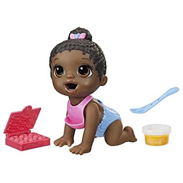 Imagem de Baby Alive, Boneca, Hora da Papinha - Cabelos Pretos, Acessórios Inclusos, Come e Faz Caquinha, 20 cm - A partir de 3 Anos