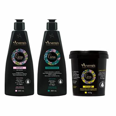 Imagem de Kit Arvensis Shampoo, Condicionador e Máscara 2x1 - Alta Hidratação e Maciez, Reduz Frizz, Cheiro de Salão