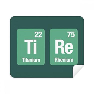 Imagem de Tire Checal Element Pano de limpeza de ciência, 2 peças, tecido de camurça