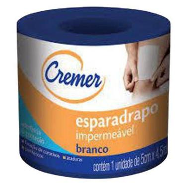 Imagem de Esparadrapo Cremer Impermeável Branco - 10Cm X 4,5M