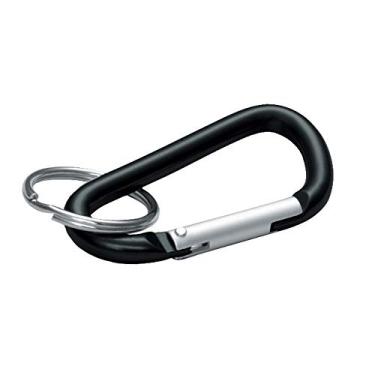 Imagem de Lucky Line Conjunto de mosquetão grande de alumínio de 8,8 cm, chaveiro resistente Snap-Link em forma de C, chaveiro niquelado, leve e durável; a cor pode variar; 1 por pacote