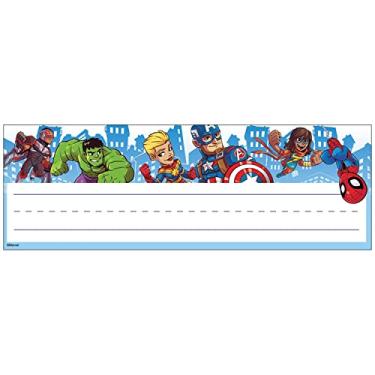 Imagem de Eureka Placas de nome da sala de aula, autoadesivas – Marvel Super Hero Adventure