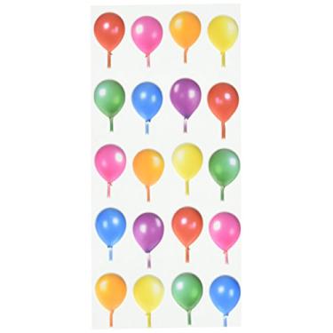 Imagem de Paper House Productions STP-0039E Balões de Aniversário Adesivos Puffy (pacote com 3)
