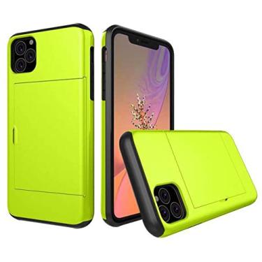 Imagem de Capa de slots de cartão deslizante de luxo para iPhone 13 12 11 Pro Max Mini 7 8 6 6S Plus SE 2020 X XR XS MAX 5 5S 13mini 13pro, verde, para iPhone 5 5S SE