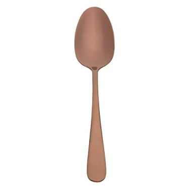 Imagem de Mimo Style Colher de Chá 14cm, Feita Inteiramente de Aço Inoxidável, Cor Bronze. É Perfeito Para o Dia a Dia. É Simples e Elegante e Combina Com Todos Os Eventos e Ocasiões. Resistente e Durável