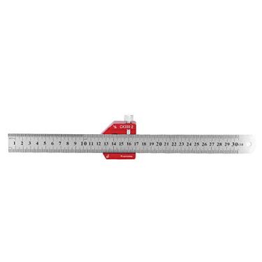 STOBOK Drawing Ruler Aluminium Alloy Drawing Ruler Cm Ruler Scale