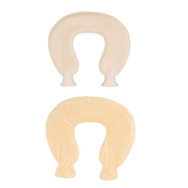 Imagem de Lábio de Prevenção de Respingos de Garrafa de água Quente 1L Garrafa de água Quente à Prova de Explosão (Bege)