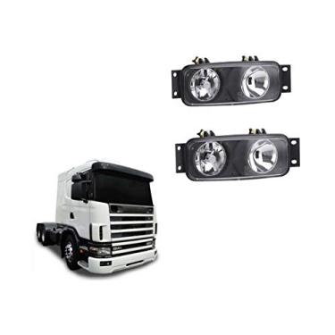 Imagem de PAR FAROL MILHA NEBLINA PARA SCANIA SERIE 4 94 114 124-99 A 2007