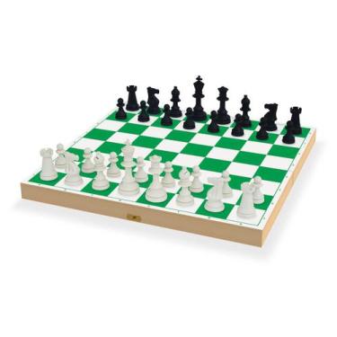 Arena Luxo Chess Set 3D Handmade Walnut Madeira Maciça Jogo De Tabuleiro  Tamanho Grande Tabuleiro de Xadrez | Com Damas de Metal Figurado Mosaico