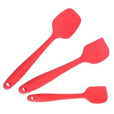 Imagem de Conjunto de espátula de silicone creme raspador de manteiga antiaderente cozinha utensílios de cozimento