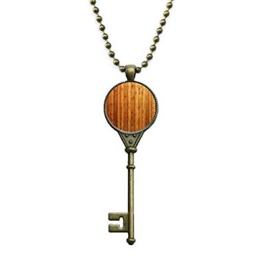 Imagem de DIYthinker Colar de madeira laranja com textura de papel de parede, colar com pingente, bandeja enfeitada