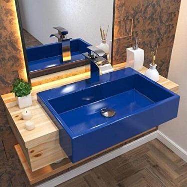 Imagem de Cuba de Semi Encaixe para Banheiro XRT550 Retangular Compace