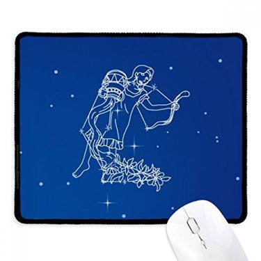 Imagem de Tapete de borracha para jogos Star Universe Aquarius com padrão de constelação