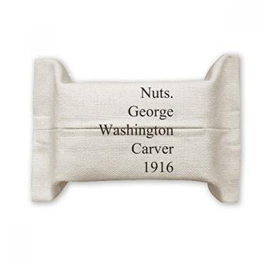 Imagem de Bolsa de linho de algodão com citações George Washington Carver