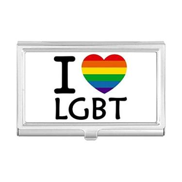Imagem de Porta-cartões Rainbow Transgênero Bisexuals LGBT porta-cartões carteira de bolso