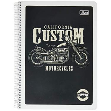 Imagem de Caderno de 01 Matéria Flexivel, Pepper Masculino 80 Folhas - Pacote com 4 Cadernos, Tilibra, 23.602-1, Capas Sortidas