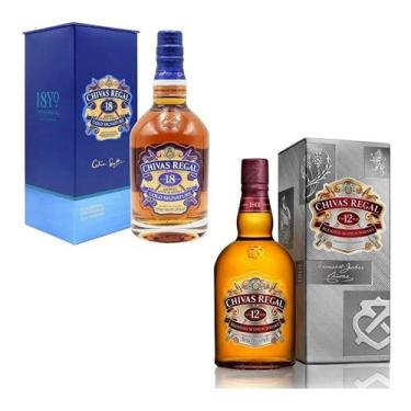 Imagem de Whisky Chivas Regal 12 Anos 1l + Chivas Gold 18 Anos 750ml