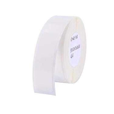 Imagem de Domary Papel de etiqueta para impressão térmica Código de barras Preço Tamanho Nome Etiquetas em branco Resistente a rasgos à prova d'água 12 * 40mm 160 unidades / rolo para organizador doméstico Supermercado Restauração