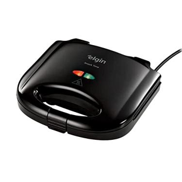 Imagem de Sanduicheira Snack Time 2 em 1 Elgin Sanduicheira e Grill Antiaderente Preta 220V