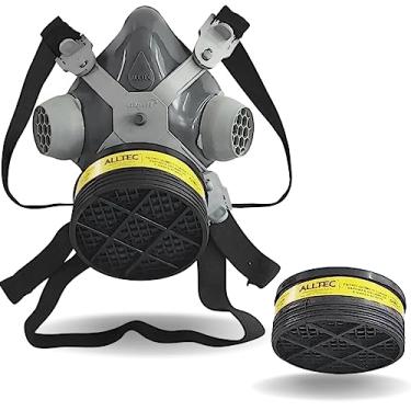 Imagem de Mascara de Proteçao com Filtro VoGa Carvao Ativado para Pintura + Refil Extra para Reposiçao