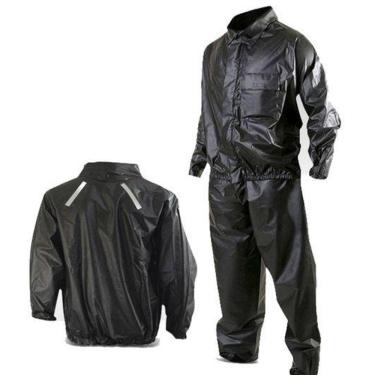 Imagem de Conjunto capa chuva para motoqueiro calça jaqueta G