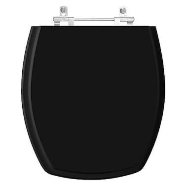 Imagem de Assento Sanitario Poliester Thema Preto para vaso Incepa