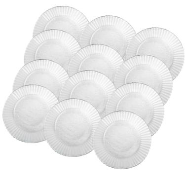 Imagem de Conjunto Pratos Rasos Duralex Primavera Nadir Vidro 12 Uni