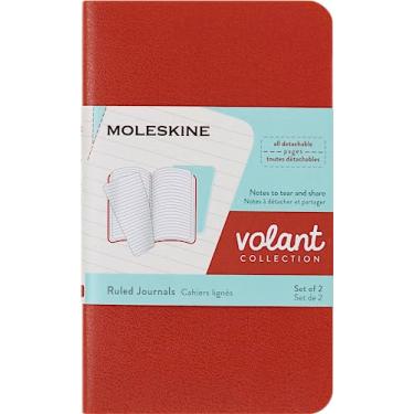 Imagem de Moleskine Volant Journal, XS, Ruled, Coral Orange/Aquamarine Blue (2.5 x 4.25)