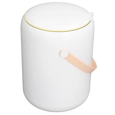 Imagem de Mini máquina de lavar, pequena máquina de limpeza, dreno embutido próximo, desligamento automático sem esforço, saudável para o apartamento Branco