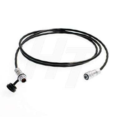 Imagem de HangTon BMPCC 4K Weipu 2 pinos macho para fêmea extensão cabo de alimentação para câmera Blackmagic Design Pocket Cinema 4K 6K (2m)