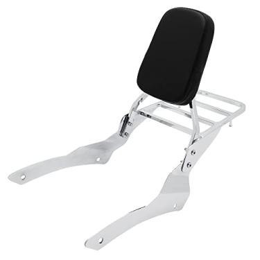 Imagem de Acessórios de motocicleta Sissy Bar Encosto com bagageiro para Yamaha V Star 650 400 XVS650 XVS400 Classic DragStar 1998-2022