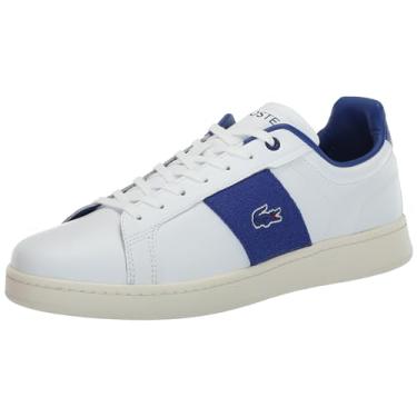 Imagem de Lacoste Tênis masculino Carnaby, Azul/branco, 43