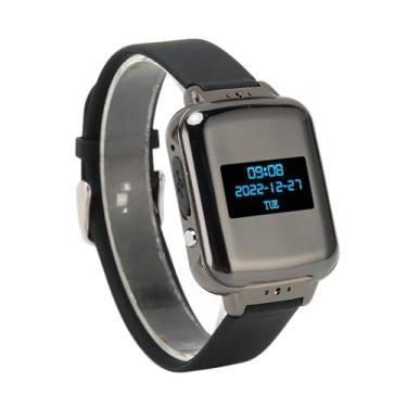 Imagem de Mini Relógio Gravador de Voz, Configuração de Desligamento Automático Gravador de Voz Hifi Mp3 para Ouvir Músicas Pedômetro de Gerenciamento de Categoria (16 GB)