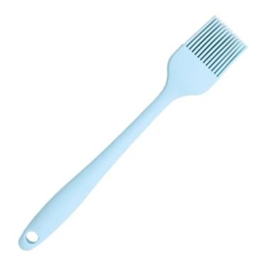Imagem de Pincel culinário de Silicone e fios de aço no interior 20,5cm Azul Para untar