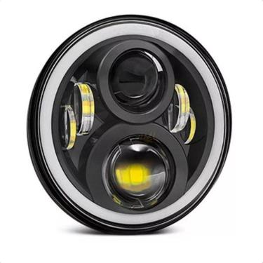 Imagem de Farol de Milha LED Redondo 40W Seta Jeep Troller Pick-up Moto Caminhão LE-6751