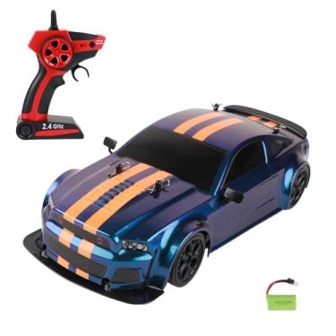 Imagem de Carro de controle remoto, 1:14 2,4 GHz 30 km/h Tração nas quatro rodas Carro de corrida de alta velocidade com controle remoto e luzes legais type1