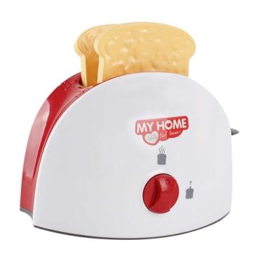 Imagem de Esquirla Máquina de fazer pão de brinquedo Brinquedo educacional Presentes de aniversário Jogo realista para Brinquedo de cozinha para crianças