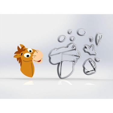Imagem de Cortador Toy Story Cavalo Bala No Alvo Modular Tamanho 5,5cm