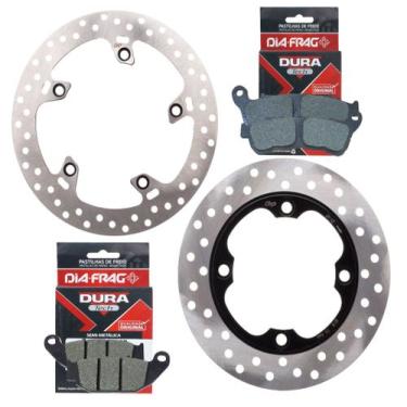 Imagem de Kit Discos de Freio Cb Twister 250f 2018-2022 Combi Brake + Pastilhas 