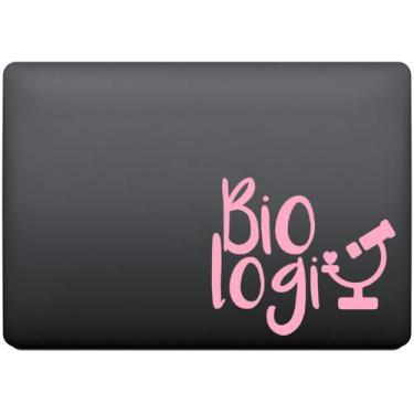 Imagem de Adesivo de Notebook Biologia Profissão Biólogo - Melhor Adesivo, Rosa 