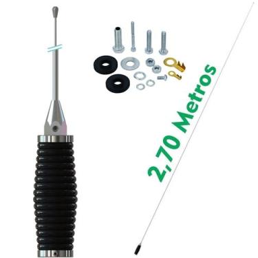 Imagem de Antena Móvel Px 1/4 de Onda Maria Mole 2,70 metros Steelbras Ap6904 + 