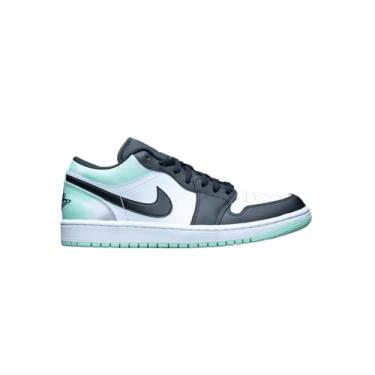 Imagem de Jordan Mens Jordan 1 Low DM1199 100 Tie-Dye - Size 10 Black/Blue