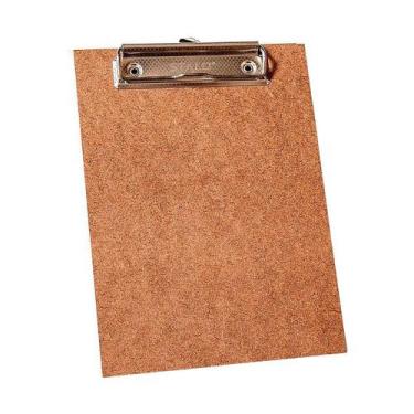 Imagem de Prancheta Pequena Office A5 Prendedor Metal Cru Mdf Stalo