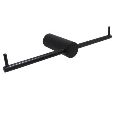 Imagem de Papeleira Dupla Aço Inox Preto Fosco - PA2012PR - Wora Acessórios de A