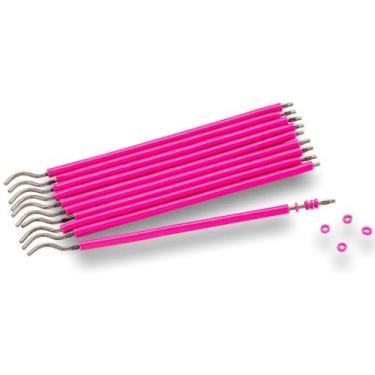 Imagem de Borracha Aparelho Ortodôntico Estético Com 100 Uni. 1 Cor 01 Palitinho