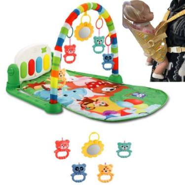 Imagem de Tapete De Atividades Bebê Estimula Visão Mobile + Canguru - Color Baby