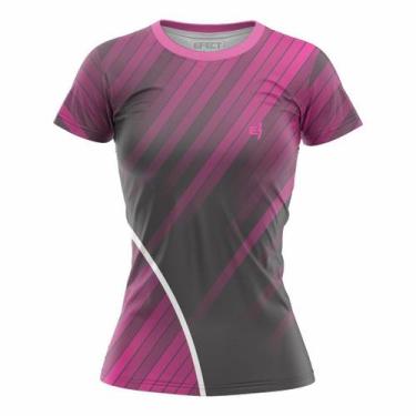Imagem de Camisa Tshirt Feminina Academia Caminhada Protecao UV ante odor Baby L