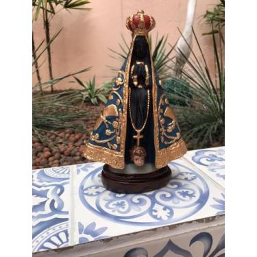 Imagem de Imagem Religiosa Nossa Senhora Aparecida 20cm - Minas Artesanato